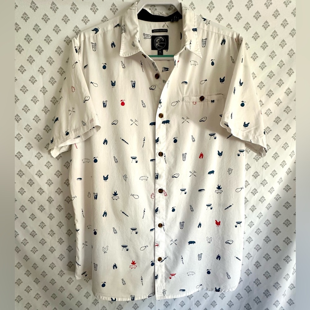O’Neill Men’s BBQ Button Down Shirt